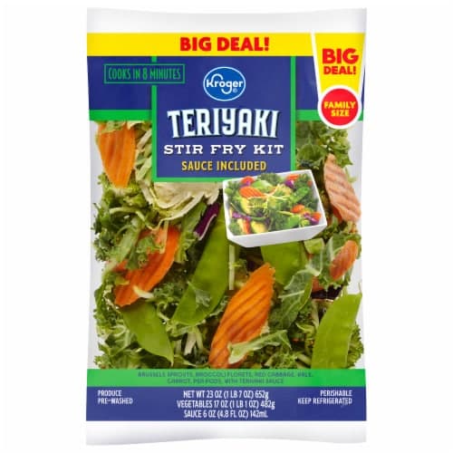 Kroger Teriyaki Stir Fry Kit Big Deal!