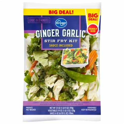 Kroger Ginger Garlic Stir Fry Kit Big Deal!