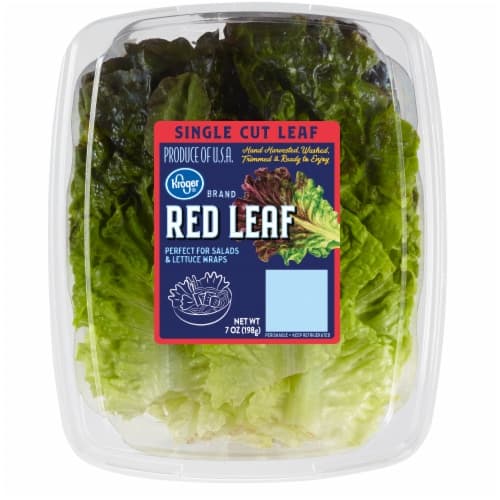 Single Cut Red Leaf Lettuce