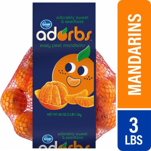 Kroger Adorbs Easy Peel Seedless Mandarin Oranges