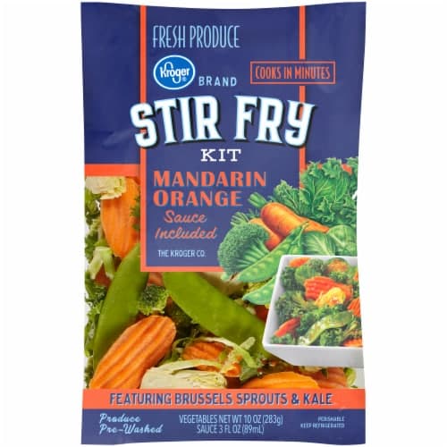 Kroger Stir Fry Mandarin Orange Kit