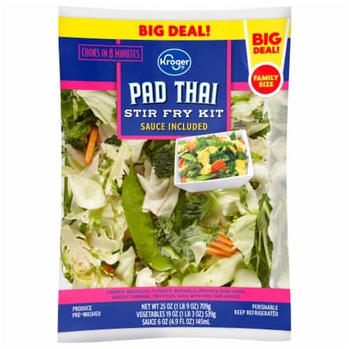 Kroger Pad Thai Stir Fry Kit Big Deal!