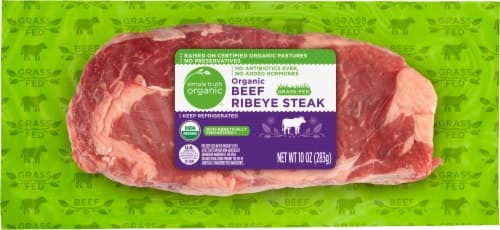 Simple Truth Organic Grass Fed Beef Ribeye Steak