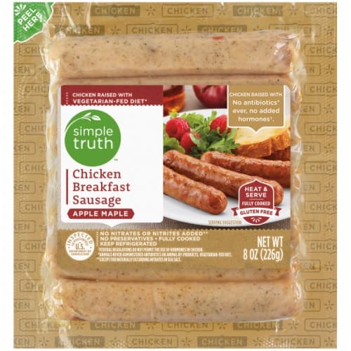 Simple Truth Apple Maple Chicken Breakfast Sausage