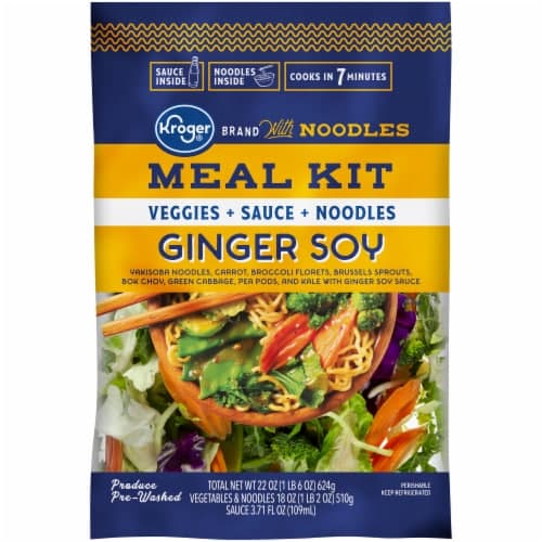 Kroger Ginger Soy With Noodles Meal Kit