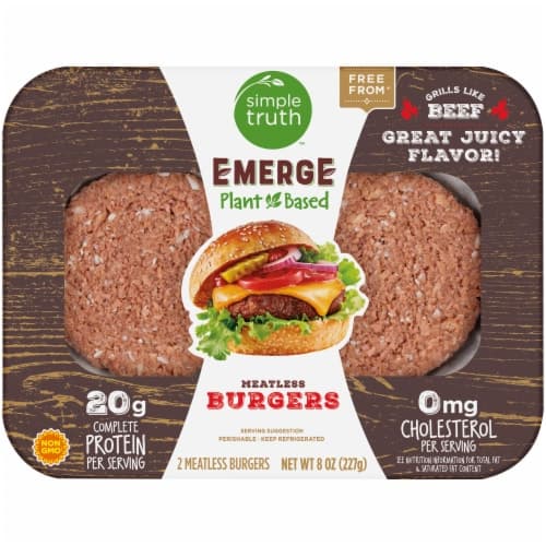 Simple Truth Emerge Plant Based Meatless Burgers