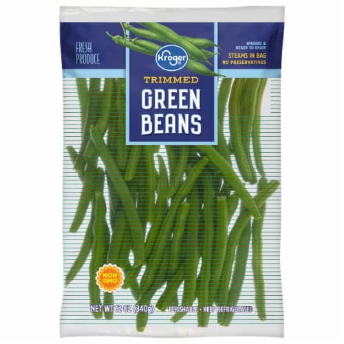 Kroger Fresh Trimmed Green Beans Bag