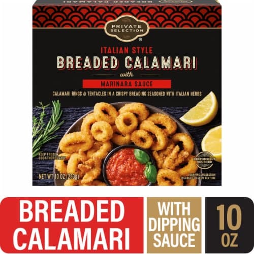 Private Selection Oven Ready Breaded Calamari With Marinara Sauce