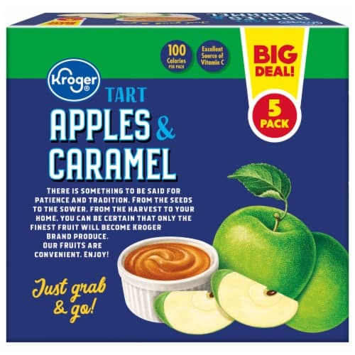 Kroger Tart Apples & Caramel Snack Tray Pack Big Deal!