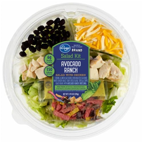 Kroger Avocado Ranch With Chicken Salad Bowl Kit