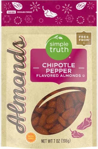 Simple Truth Chipotle Pepper Flavored Almonds Bag