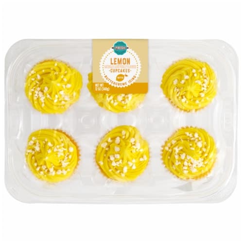 Bakery Fresh Goodness Lemon Iced Cupcakes
