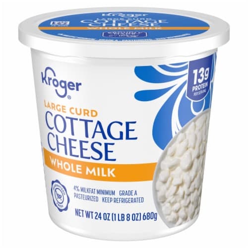 Kroger 4% Milkfat Large Curd Cottage Cheese