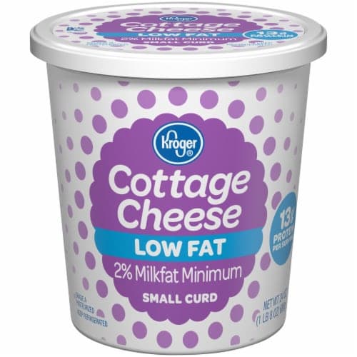 Kroger 2% Lowfat Small Curd Cottage Cheese