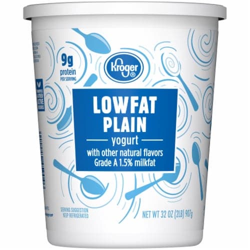 Kroger Lowfat Plain Yogurt Tub