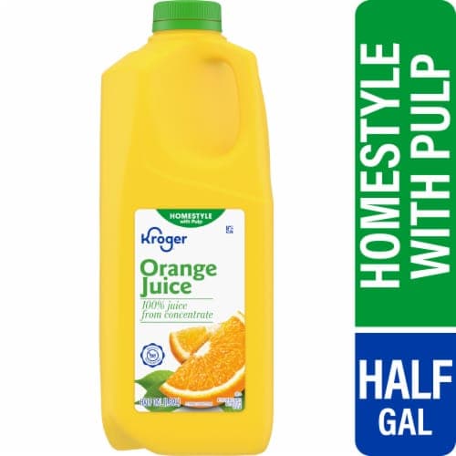 Kroger Homestyle Orange Juice With Pulp