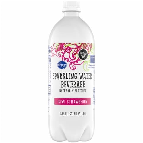 Kroger Kiwi Strawberry Flavored Sparkling Bottled Water