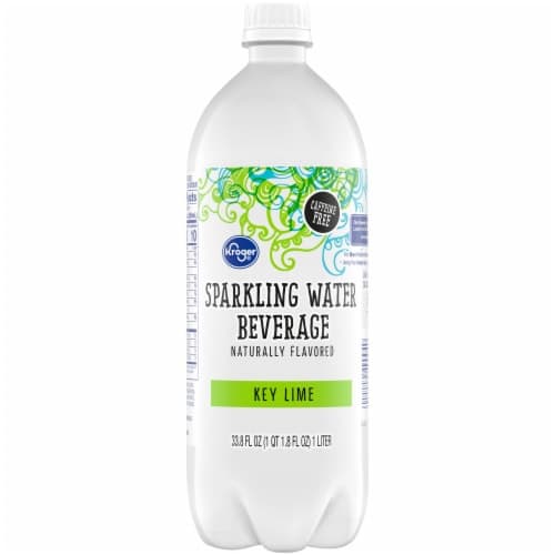Kroger Key Lime Flavored Sparkling Bottled Water