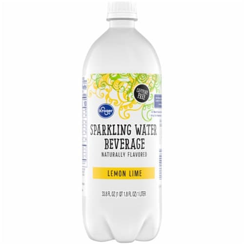 Kroger Lemon Lime Flavored Sparkling Bottled Water