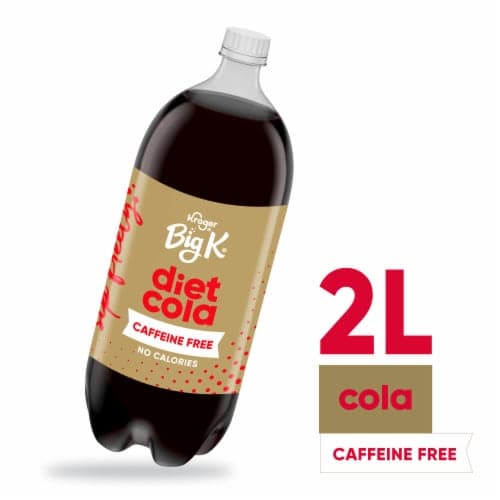 Diet Big K Cola Caffeine Free No Calorie Soda