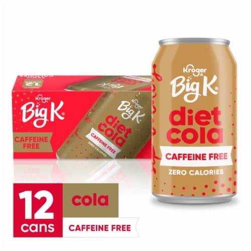 Diet Big K Cola Caffeine Free Zero Calorie Soda
