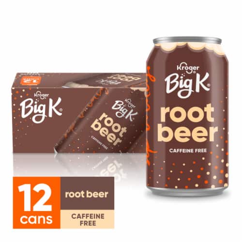 Kroger Big K Root Beer Caffeine Free Soda