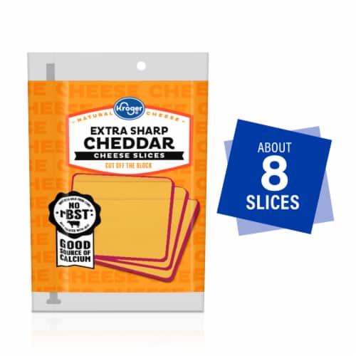 Kroger Extra Sharp Cheddar Sliced Cheese