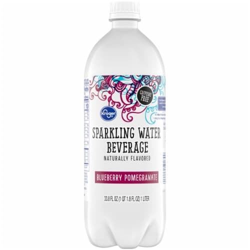 Kroger Blueberry Pomegranate Flavored Sparkling Bottled Water