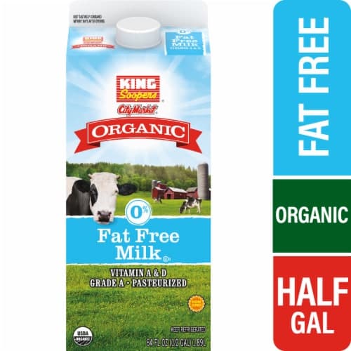 King Soopers City Market Organic Fat Free Milk