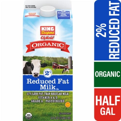 King Soopers City Market Organic 2% Reduced Fat Milk