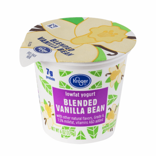 Kroger Blended Vanilla Bean Lowfat Yogurt