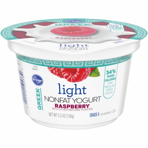 Kroger Raspberry Light Nonfat Greek Yogurt