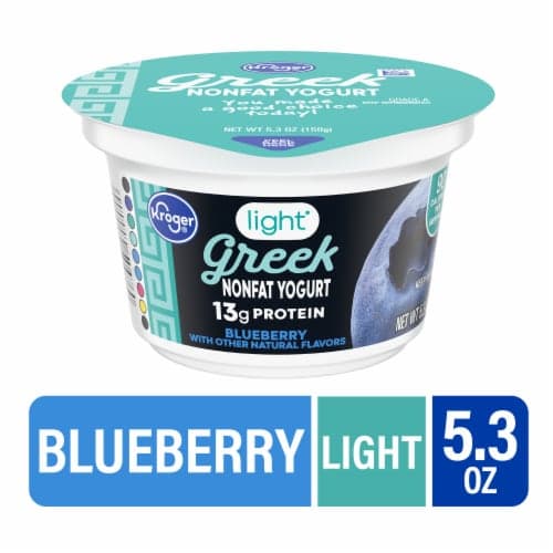 Kroger Blueberry Nonfat Greek Yogurt