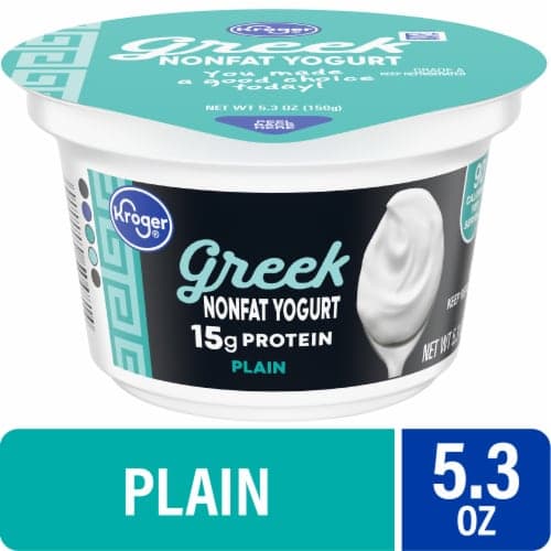 Kroger Plain Nonfat Greek Yogurt