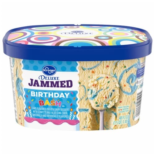 Kroger Jammed Birthday Bash Ice Cream Tub