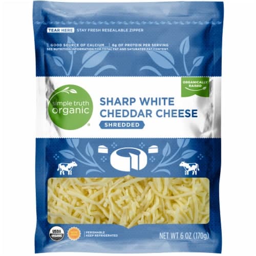 Simple Truth Organic Sharp White Cheddar Shredded Cheese