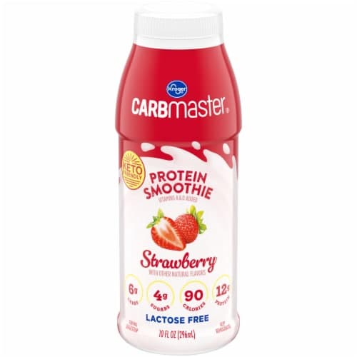 Kroger Carbmaster Strawberry Protein Yogurt Smoothie