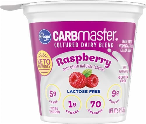 Kroger Carbmaster Cultured Dairy Blend Raspberry