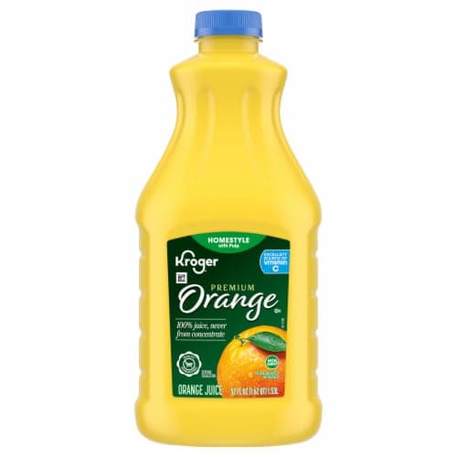 Kroger Homestyle With Pulp 100% Orange Juice
