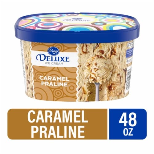 Kroger Deluxe Caramel Praline Ice Cream
