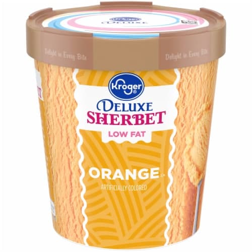 Kroger Deluxe Orange Sherbet