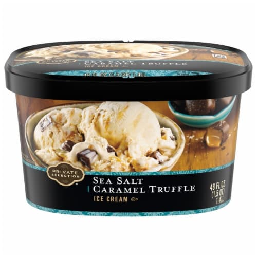 Private Selection Sea Salt Caramel Truffle Ice Cream Tub