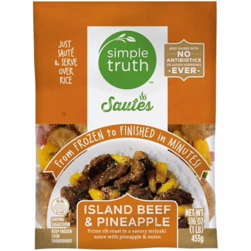 Simple Truth Sautes Island Beef & Pineapple  Meal