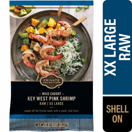 Private Selection Key West Pink Extra Extra Large Raw Shrimp Shell-On