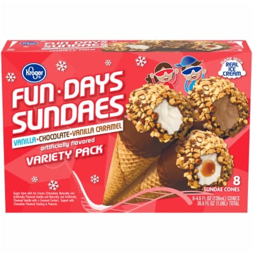 Kroger Fun Days Sundaes Variety