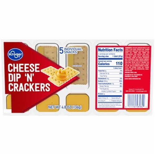 Kroger Cheese Dip 'N' Crackers