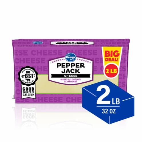 Kroger Pepper Jack Block Cheese Big Deal!