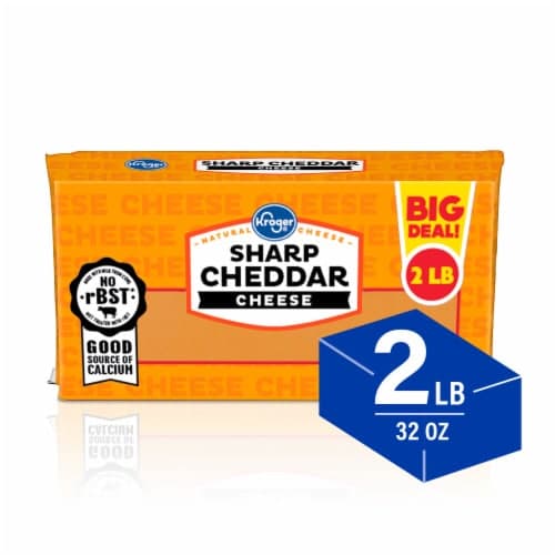 Kroger Sharp Cheddar Block Cheese Big Deal!
