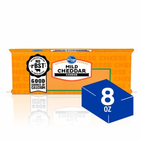 Kroger Mild Cheddar Cheese Block