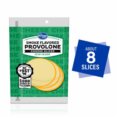 Kroger Smoke Flavored Provolone Sliced Cheese